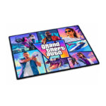 ماوس پد گیمینگ طرح GTA 6سایز 20x25 برند گیتک